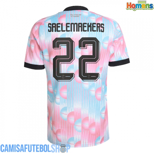 Camisa de time de futebol Bélgica Alexis Saelemaekers #22 Replicas 2º Equipamento Mundo 2026 Manga Curta
